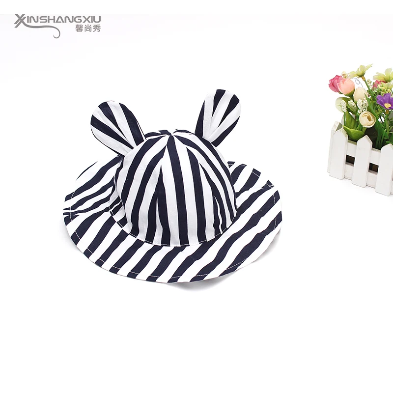 Летние 2019 новые модные детские шапки из хлопка с цветочным принтом Детские Солнцезащитные шапки