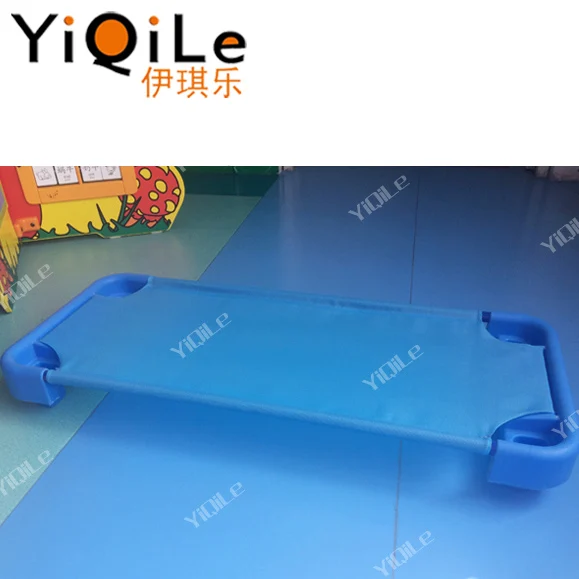 Wholesale Foldable high quality cheap price plastic bed for kids in kindergarten