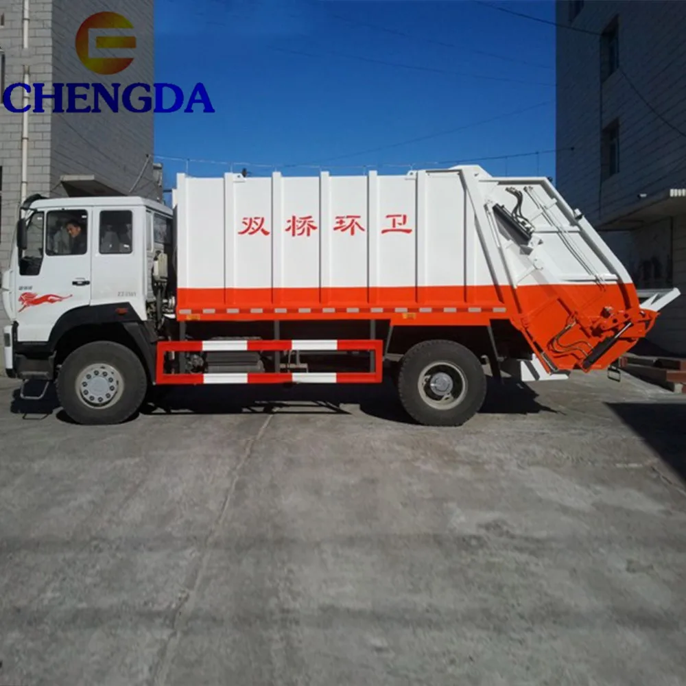 Howo Garbage Truck Prices Compactor Collecting 4x2 Truck Rubbish Howo Garbage Truck