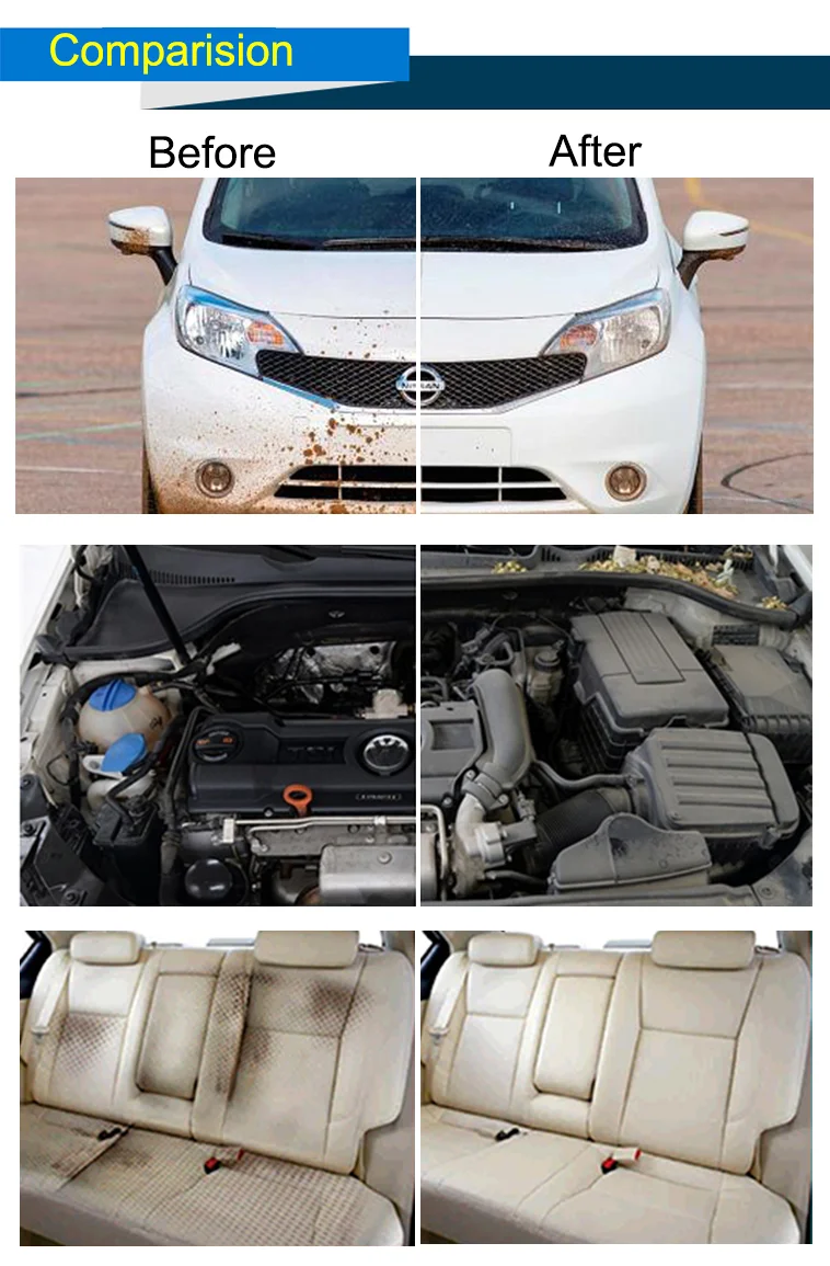 High Pressure Hotel Dry Steam Car Seat Cleaner Machine Car Washer