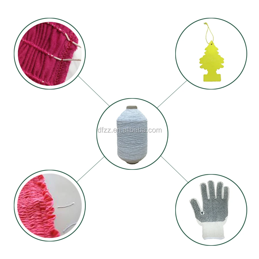 Rubber Thread for Hang Tags Mark Elastic String