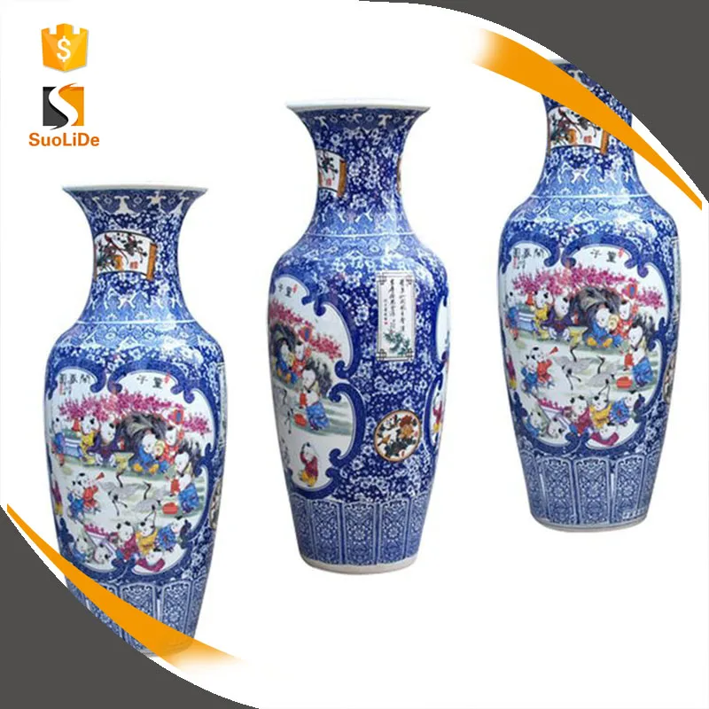 小さな陶磁器の中国陶器の花瓶を描く中国の子供たち| Alibaba.com