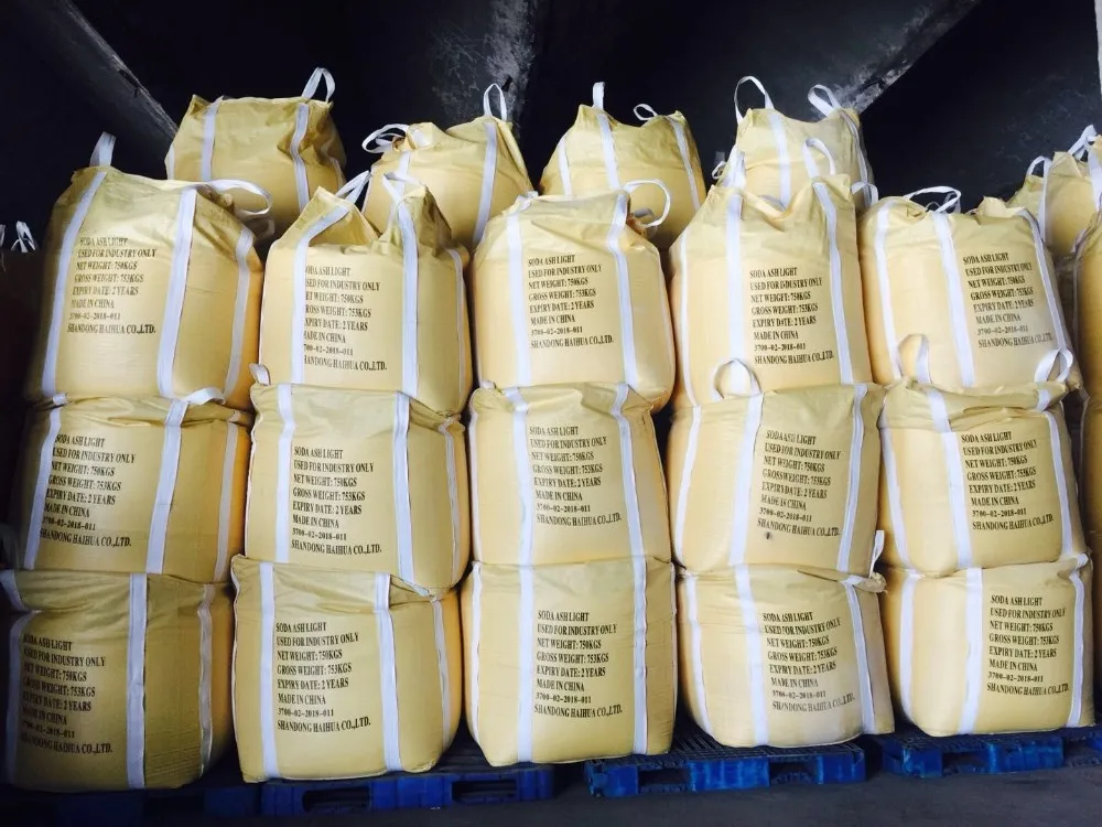 quality assured soda ash dense 99.5% with low price