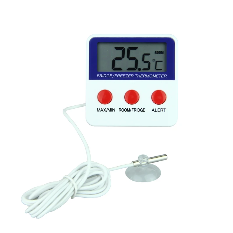 Fridge/Freezer Alarm Thermometer with Max/Min Function