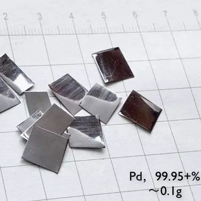 thumbnail image 2 of 0.1g Pure Platinum Sheet, 99.95% High-Purity Metal Zambia 2 of 9