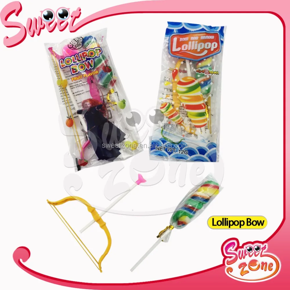 Лук и стрела игрушки с леденцами
