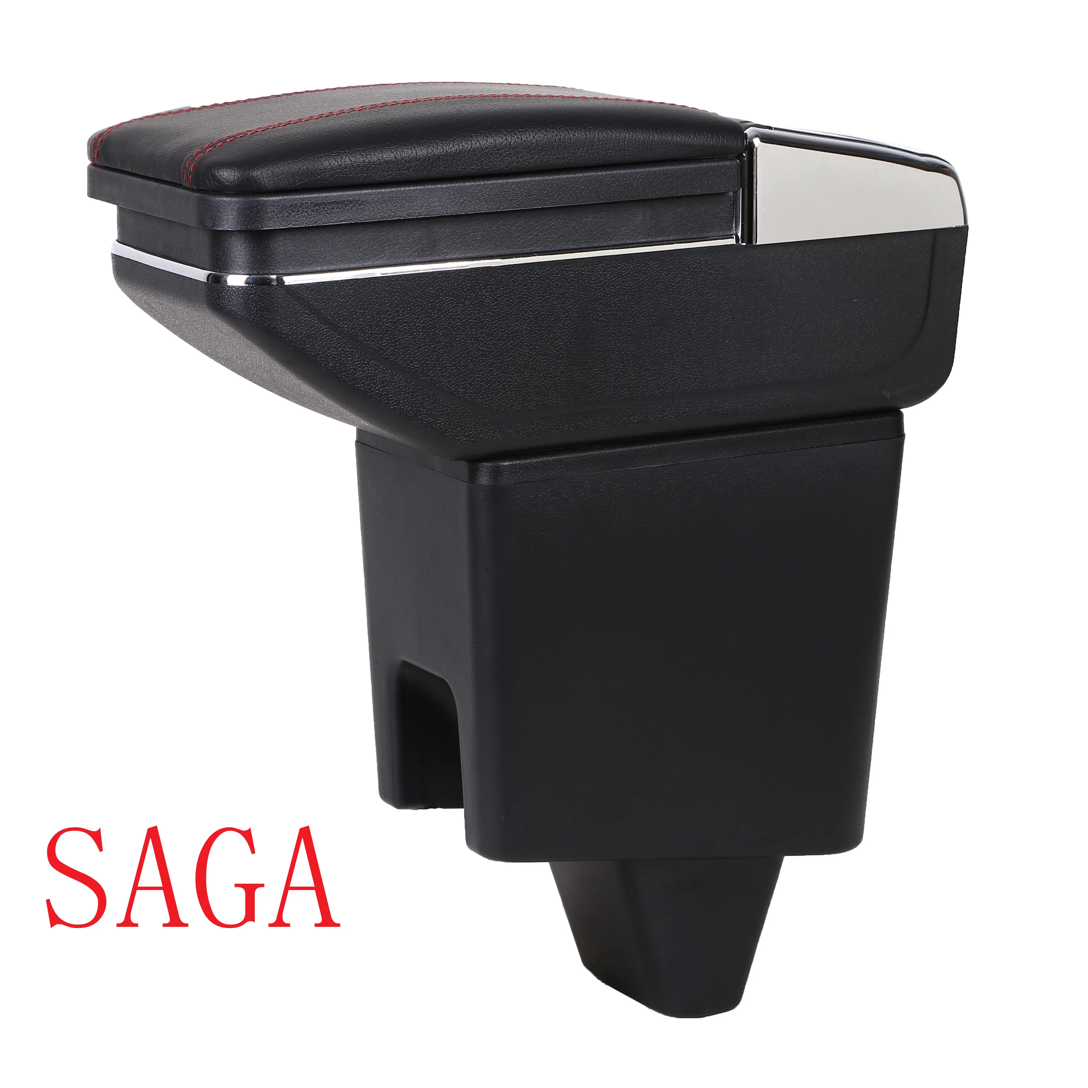 2018 New Design 7 USB Japan  NOTE PU Leather Armrest Console Box