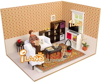 
 Кукольный дом «сделай сам», Кукольный дом с мебелью/настройкой WH020C  