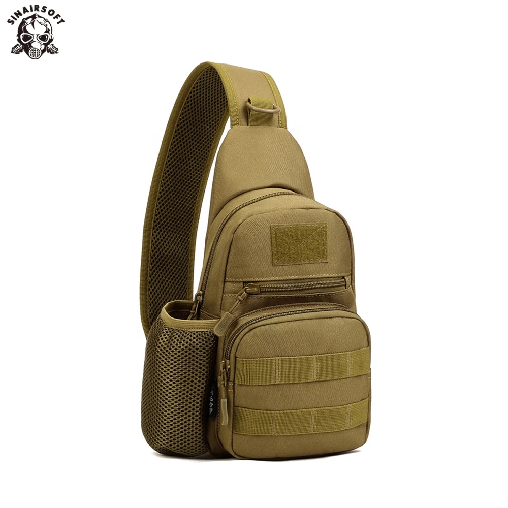 Tactical Sling Bag Chest Shoulder Fanny Pack Cross Body Molle Pouch Men  Backpack