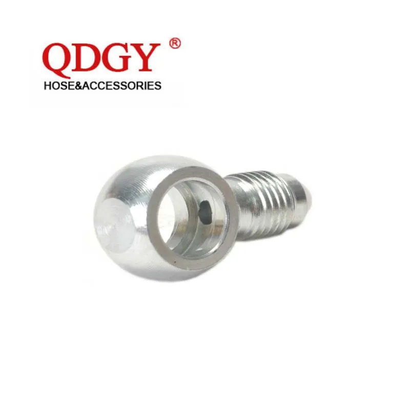 2 Boulons Banjo Frein M10x1.25 Double Trou - Acier Inoxydable - Raccord Adaptateur Pour Système De Freinage Auto/moto