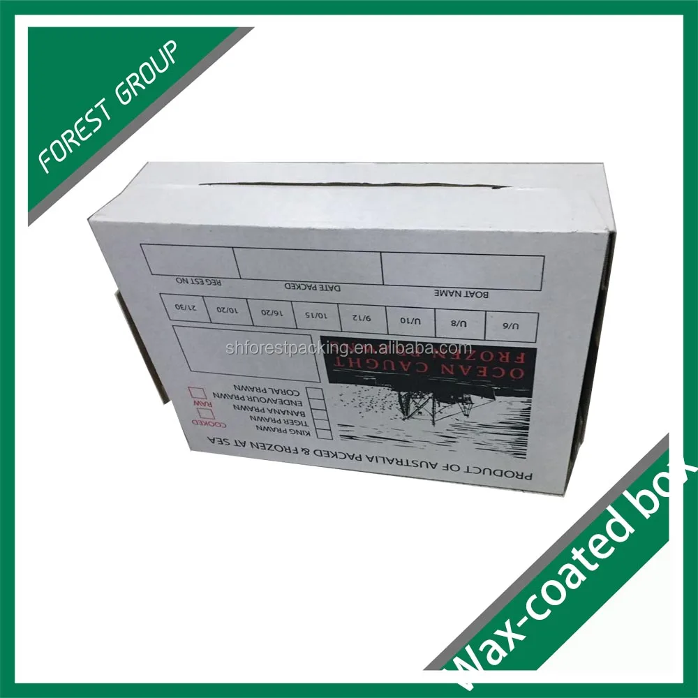 2016 ИНДИВИДУАЛЬНЫЕ БУМАЖНЫЙ WAX-COATED КОРОБКА ДЛЯ МОРЕПРОДУКТОВ