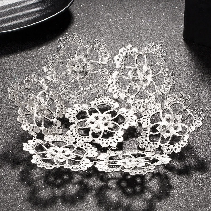 Винтажные серебряные конкурсные круглые короны со стразами Цветочные Свадебные украшения для волос свадебный головной убор Тиара