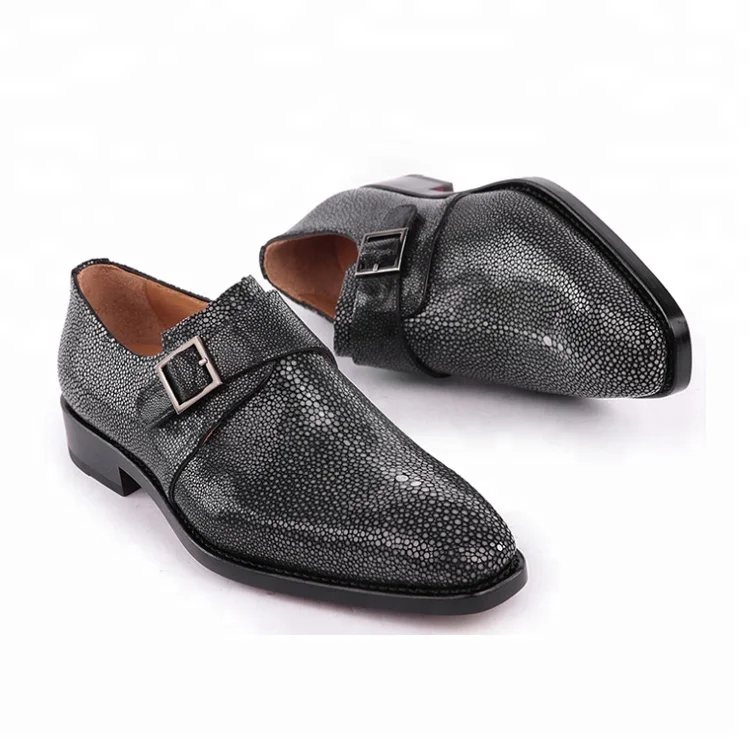 Sipriks New Style Real Stingray Skin Shoes scarpe eleganti da uomo