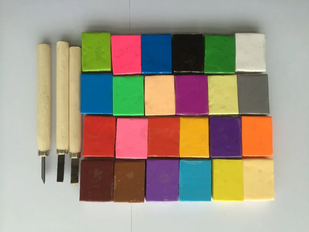 Set A Top sale 24pc lot polymer clay Cut tool fimo cernit clay performance 20g pack