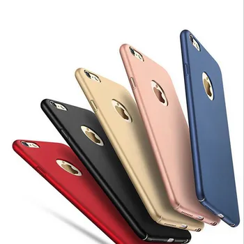 Four Cut Ultra-thin Metallic Matte Frosted Plastic Hard Case For iPhone 6/7/8 Plus, For iPhone X XS XR Case Slim PC Case