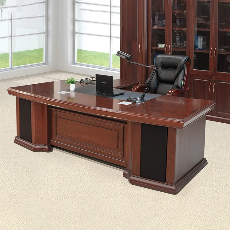 Size Can Be Customized Deluxe Art Master boss Executive Office Wood Desk Furniture