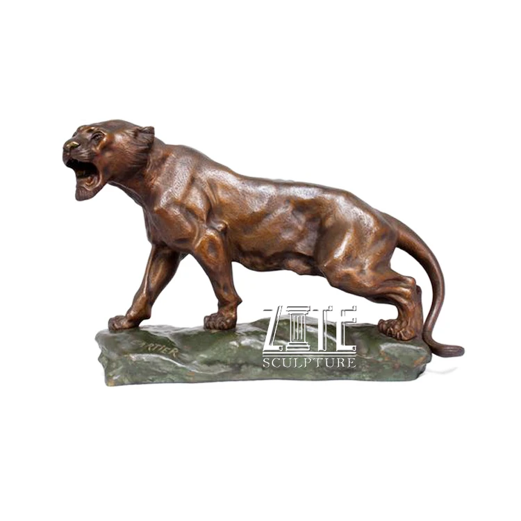 Statue de tigre en métal - France