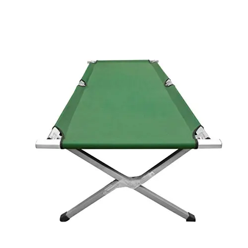 Foldable Cot Single Metal Camping Bed Outdoor Cot Folding Bed
