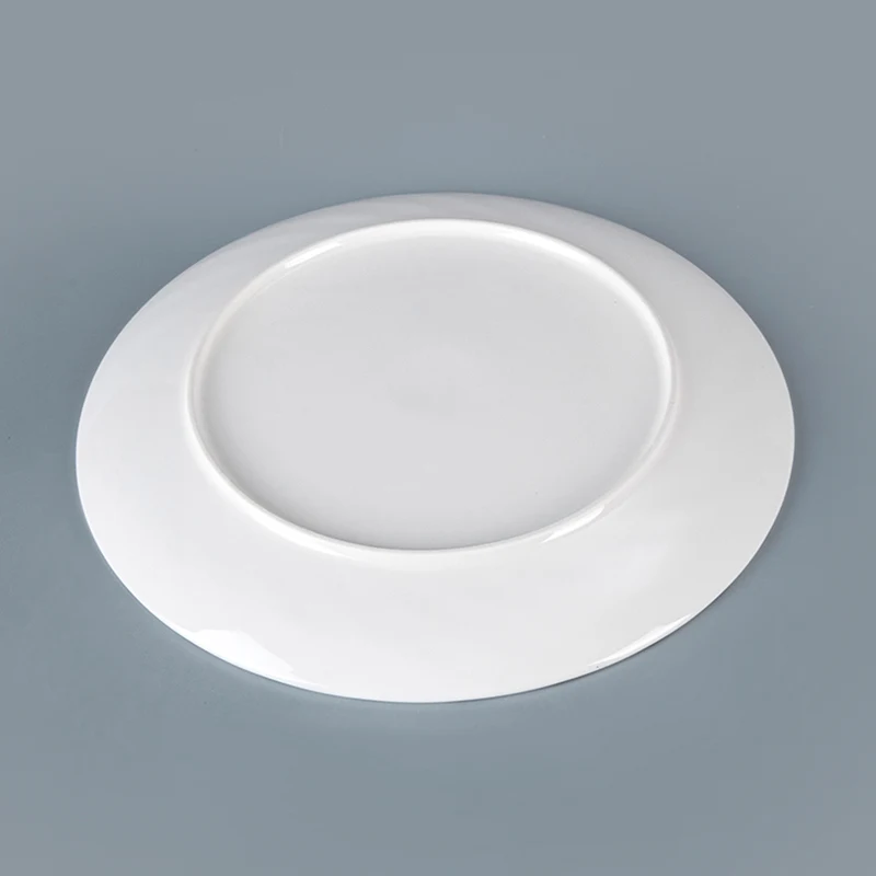 Chaozhou ホワイト平皿×6枚セット Chaozhou Dishes Set Plate Porcelain White - Perfect for Restaurants