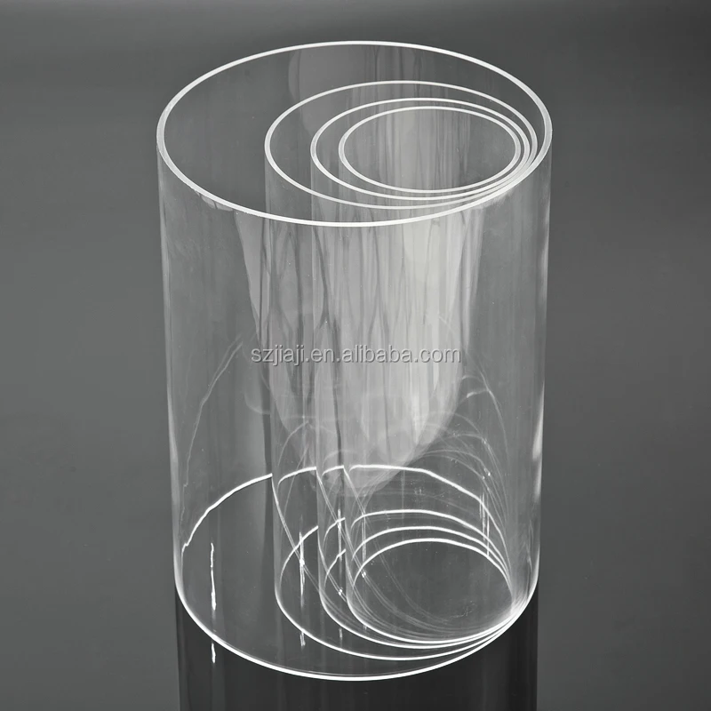 Tube Acrylique Transparent – Diamètre 12 Mm Extérieur / 10 Mm Intérieur, Longueur 1 M, Paroi 1 Mm