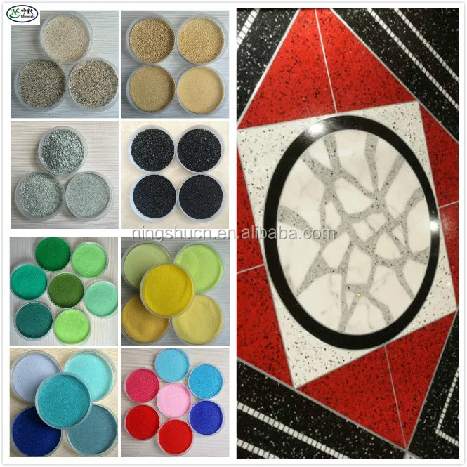 Pure Color Quartz Granules Sand Silica Sand for Epoxy Floor Coating