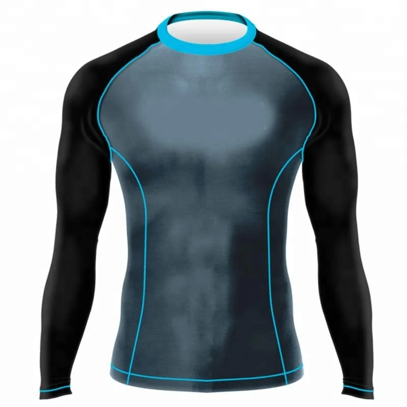 Printed Blank Mma Rash Guard Custom Rash Guard