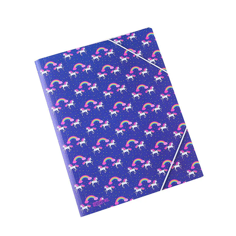 Высокое качество карамельный цвет Многофункциональный файл папка пластик буфер экзамен бумага Документ Папка школьные