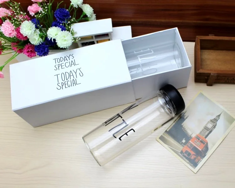 
16 унций, моя бутылка без бисфенола А, пластиковая Экологически чистая прозрачная пластиковая бутылка для воды для напитков 