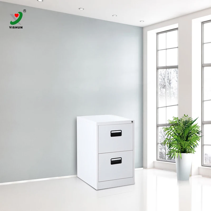 Metal Frame Shallow Depth 2 Drawer Vertical Steel Filing Cabinet For Optional Colour Surface Lockable Nightstand File Product On Alibaba Metal Frame Shallow Depth 2 Drawer
