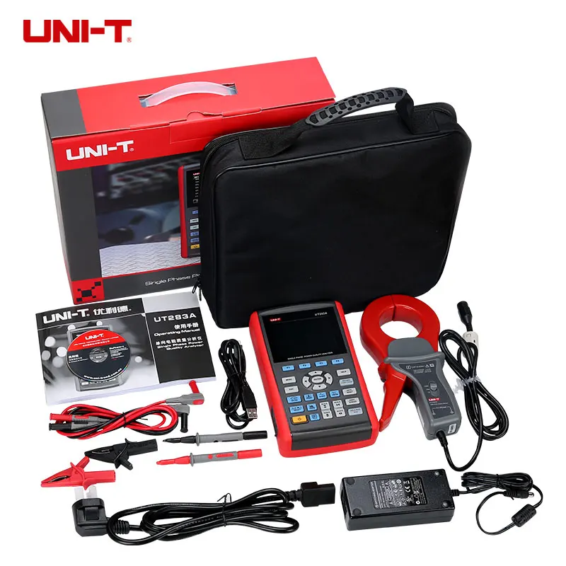 UT283A Single Phase Power Quality Analyzer True RMS USB Interface UT-283A (WYX)