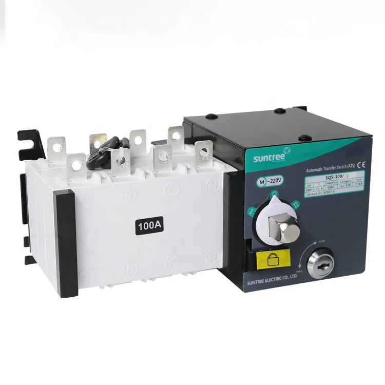 400A трехфазный автоматический переключатель ATS ручные