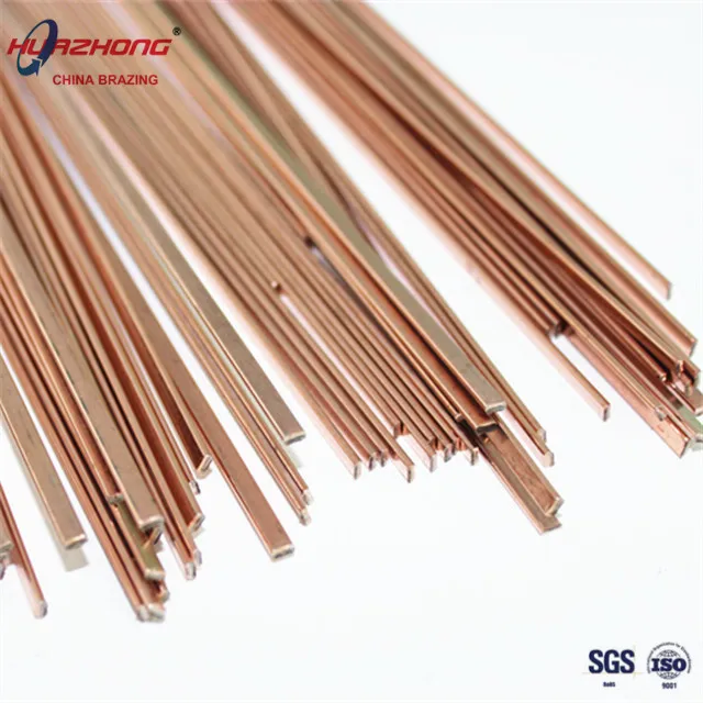 Free Samples Phos Copper Bar Brazing Alloys Flat Rods Manufacture Phosphor Solder Welding Rod Price for HVAC Cp202 L-CuP7