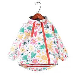 Оптовая продажа, зимние детские ветрозащитные куртки с длинным рукавом для девочек
