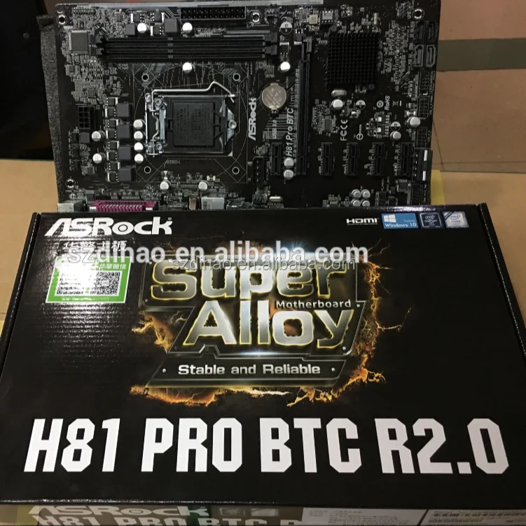 ASRock H81 Pro BTC R LGA 6 PCIe Mining Motherboard Bitcoin Ship C | Acquisti Online su eBay