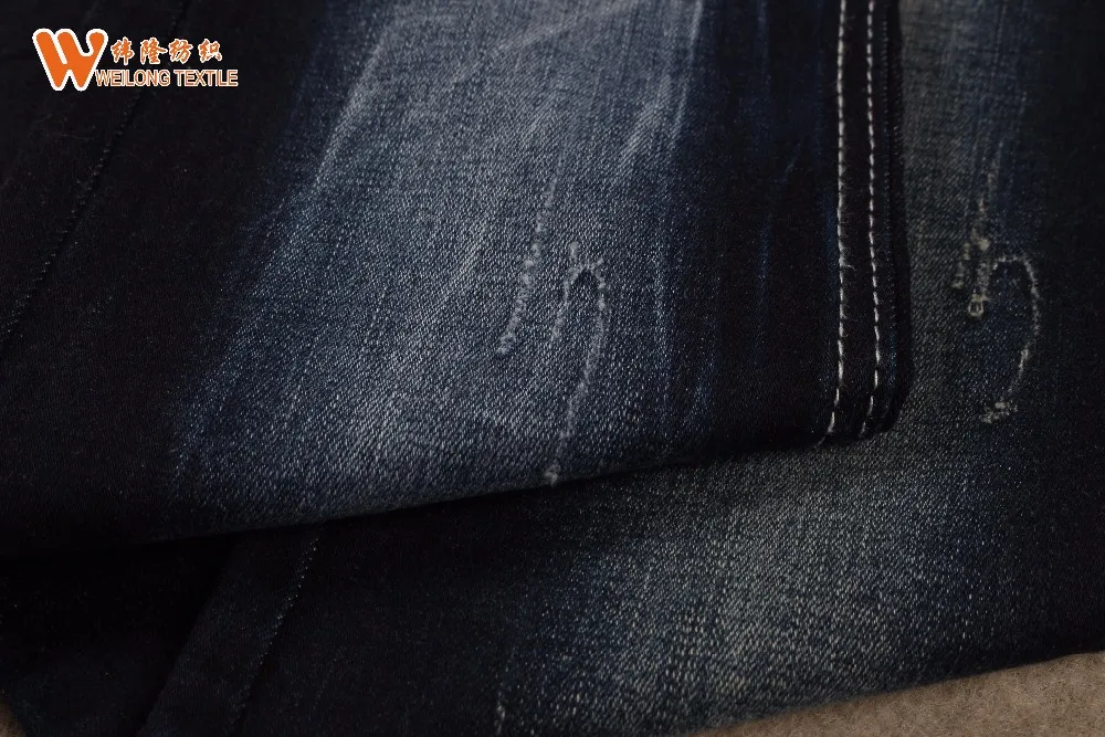 Indigo Recycled Cheap Denim Fabric By The Yard For Jeans Buy Recycled Denim Fabric,Indigo