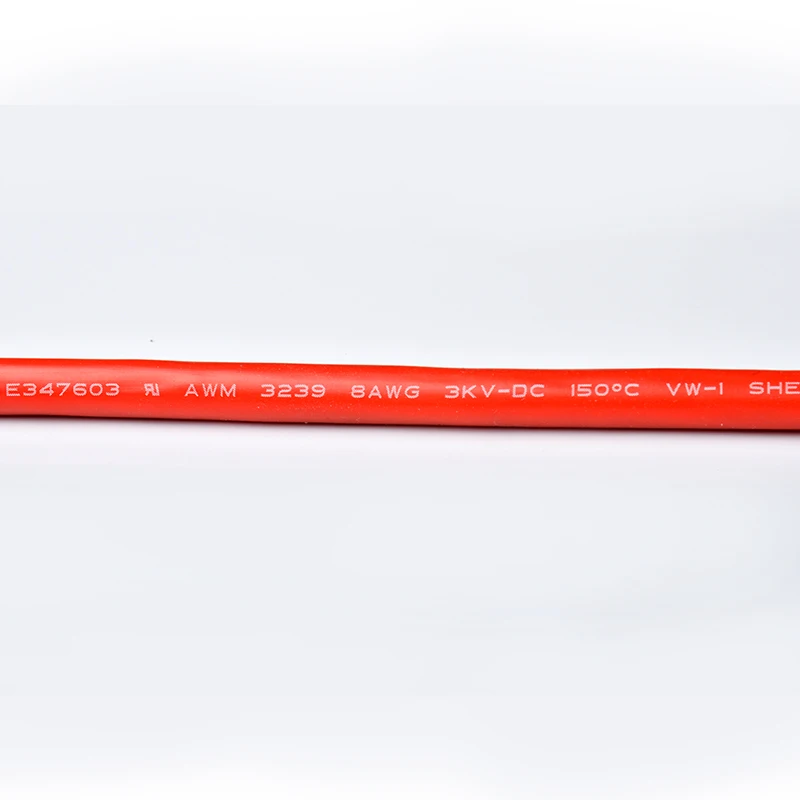 UL3239 Certificate Dc 30kv High Voltage Flexible Electrical Coated Silicon Rubber Cable Wire