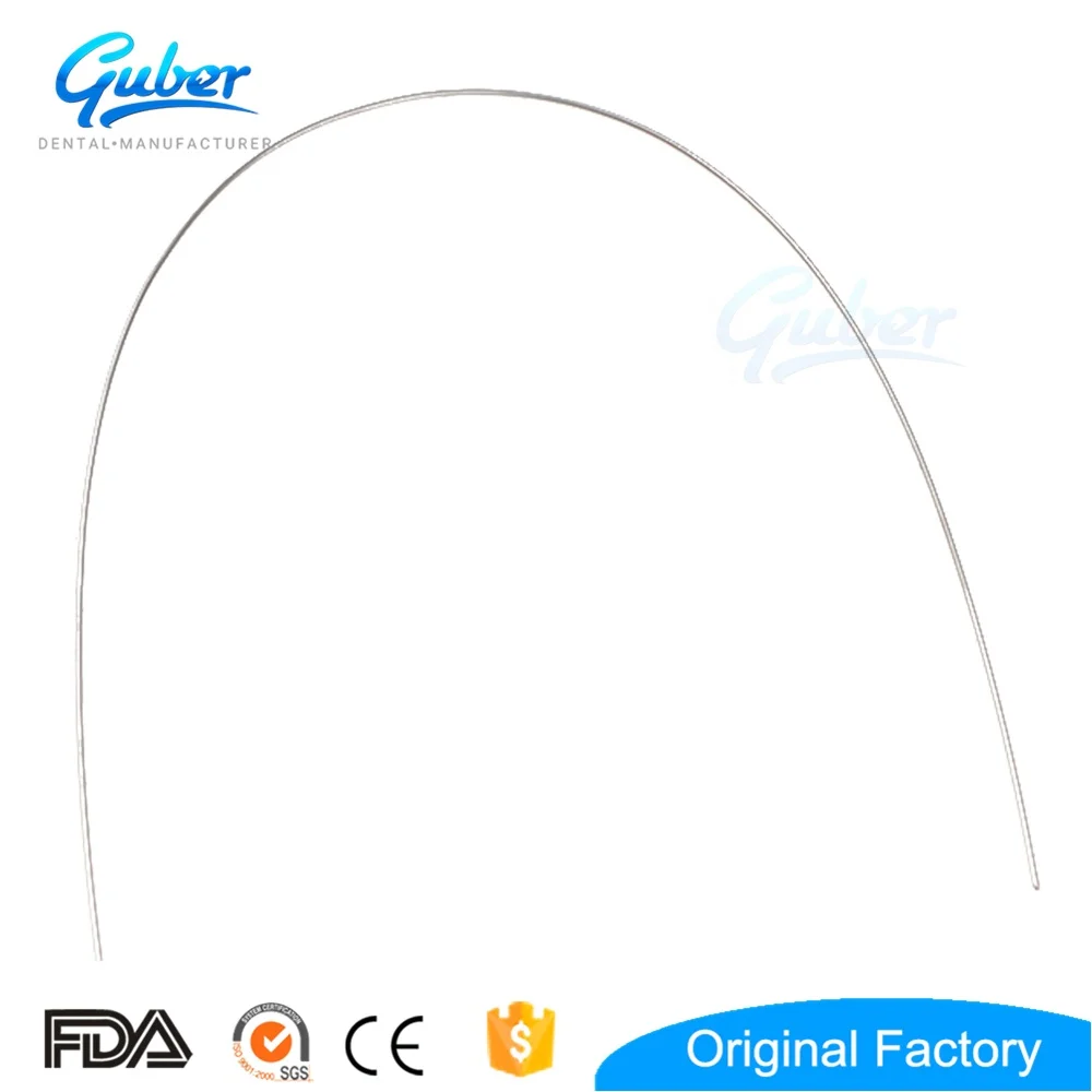 
 Dental Orthodontic Materials Super Elastic Orthodontic Arch Wire Niti  