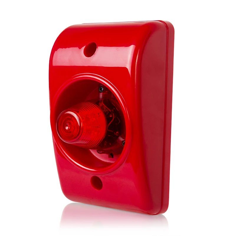 
Проводная пожарная сигнализация Стробоскопическая сирена с проблесковым сигналом 