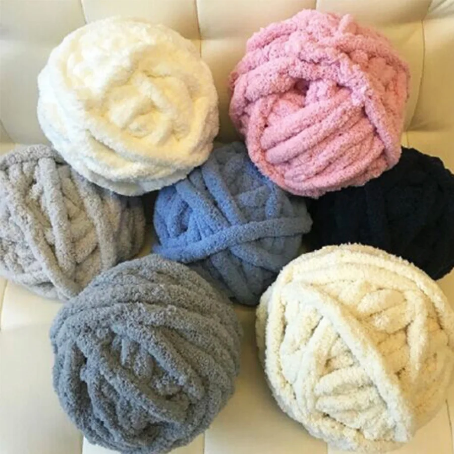 Wholesale Thick Polyester Chenille Chunky Yarn For Knitting Chenille  Blanket - Buy Chenille Yarn,Chenille Chunky Yarn,Chunky Chenille Yarn For