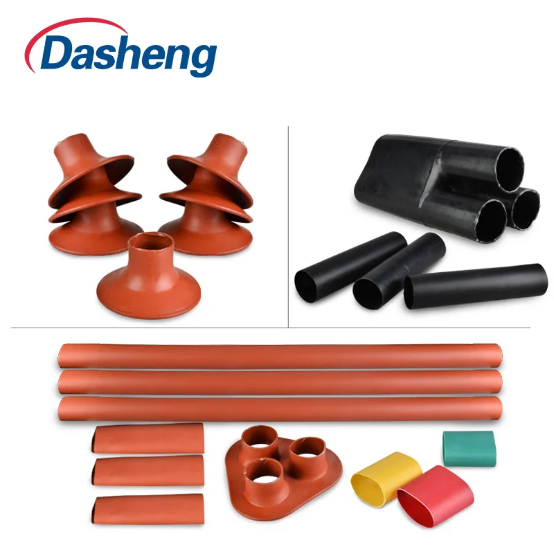 Heat Shrink Termination Kit Heat Shrinkable Cables Accessories Outdoor 3cores Cable Joint 11KV