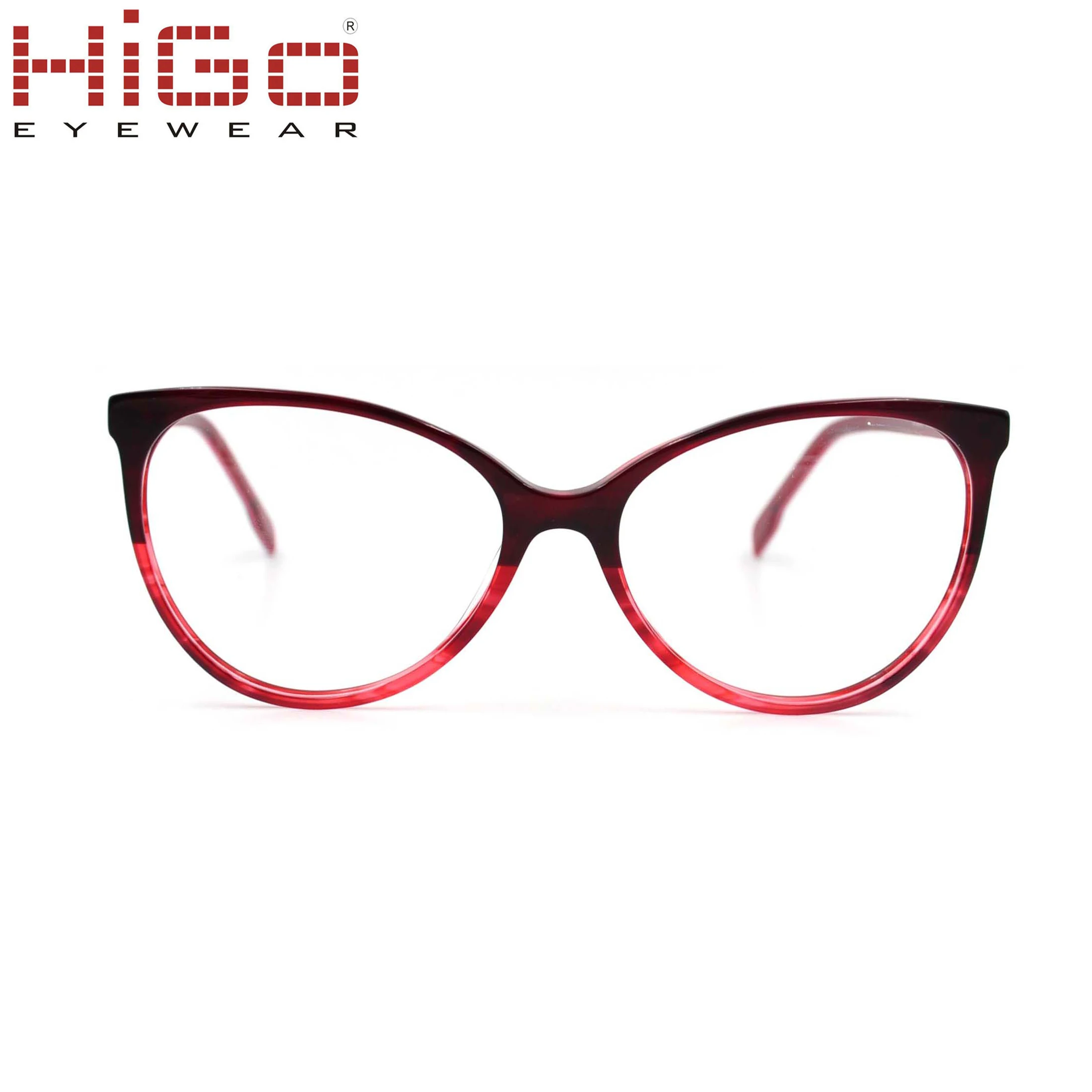 Italy Designer Full Frame Demi Acetate Fashion Glasses Frame for Women