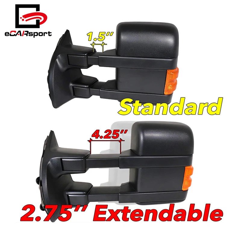 Car Side Mirror For Ford 0816 F250 F350 F450 F550 Auto Telescopic