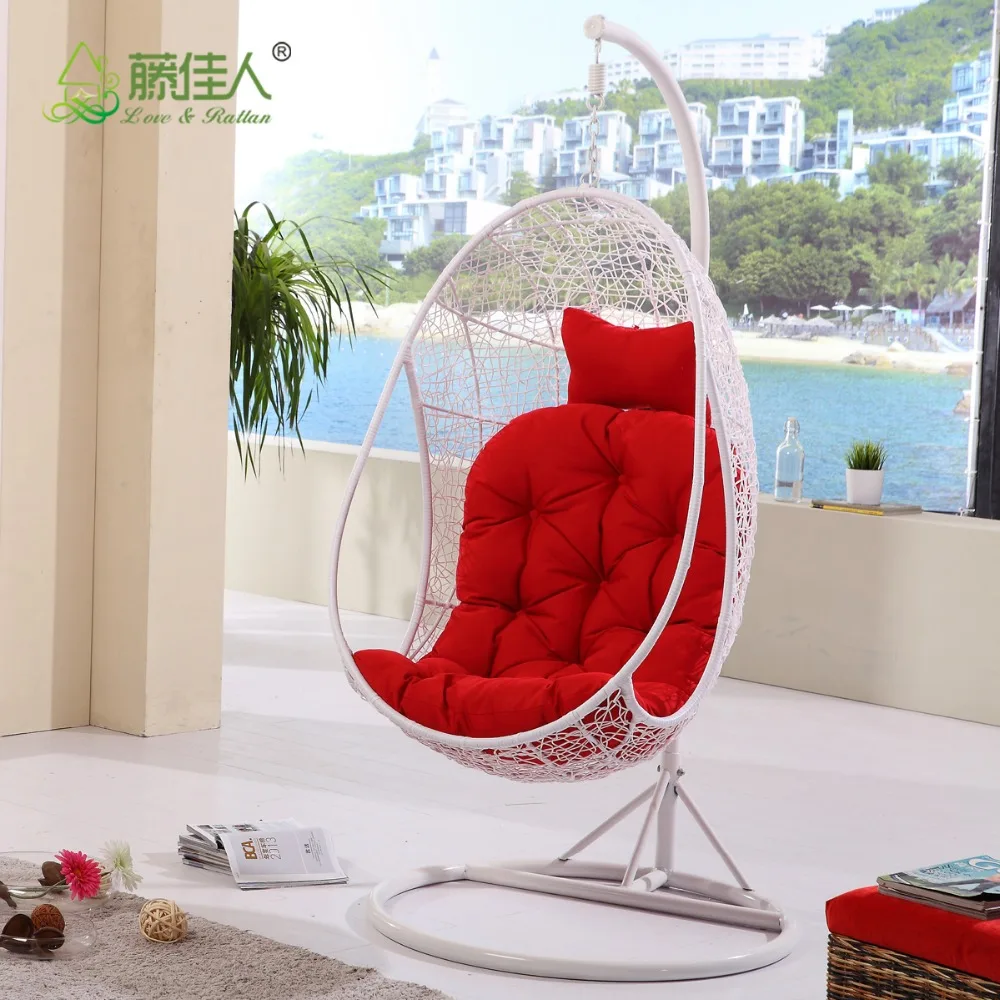 Rattan Wicker Bedroom Ceiling Hanging Swing Chair Comfort Style