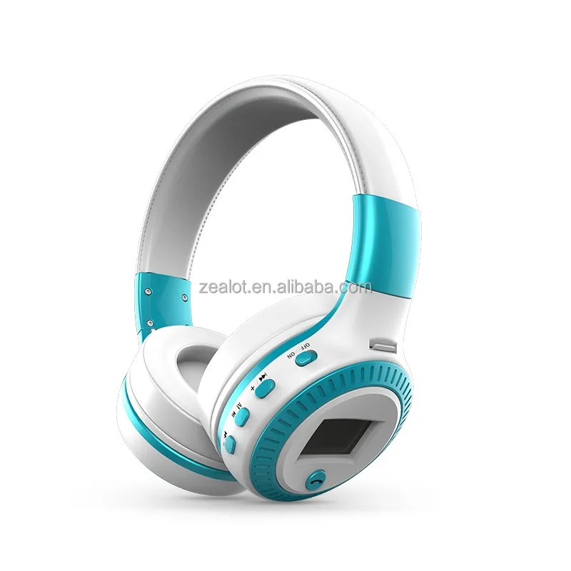 Zealot SD Player Wireless Music Bluetooth Headphones With Microphone Memory Card and FM Radio