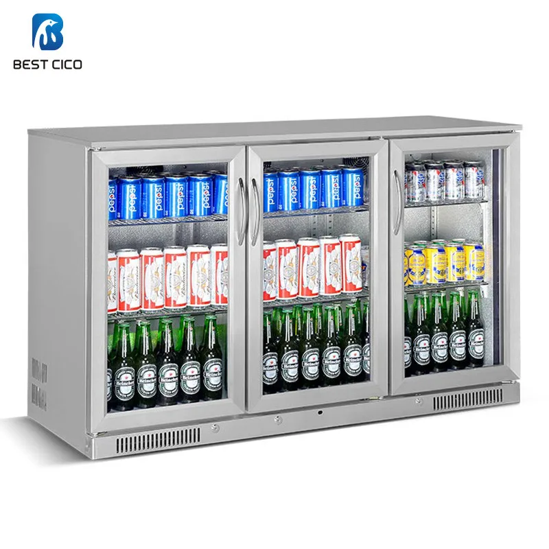 Sc 318fs 3 Hinged Doors Pub Back Bar Beer Drink Chiller Fridge Buy Beer Fridge 3 Door Can Fridge Glass Door Mini Fridge Product On Alibaba Com