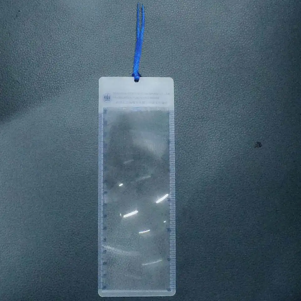 Пластиковое увеличительное стекло с линейкой, увеличительное стекло для чтения из ПВХ