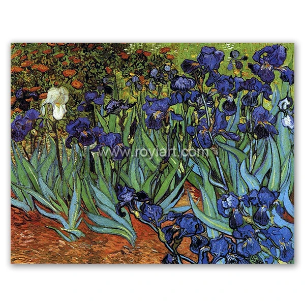 Những bông hoa Iris thật tuyệt vời trong Bức Tranh Nghệ Thuật Irises. Hình ảnh này sẽ giúp bạn tìm thấy nét đẹp trong một bức tranh và cảm nhận được tác phẩm nghệ thuật tuyệt vời của hoa Iris.