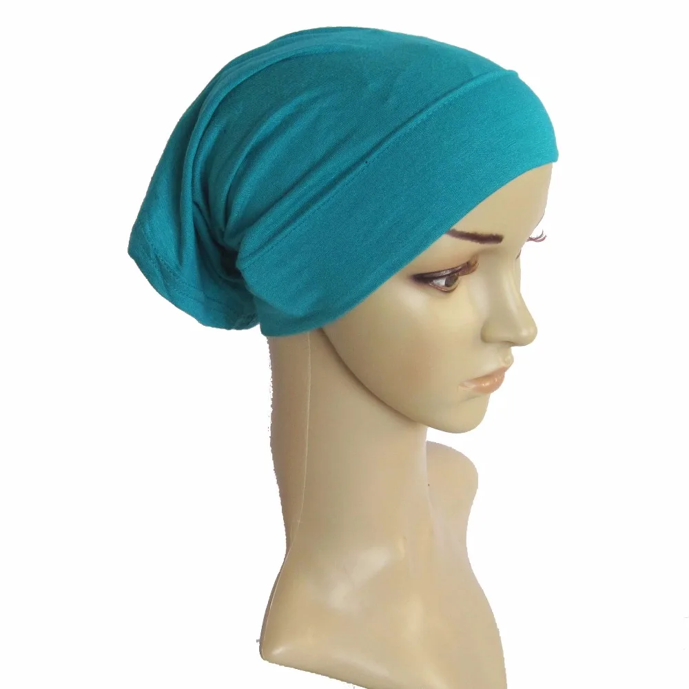 Turquoise Tube Undercap hijab cap