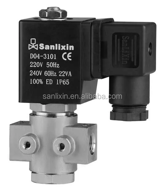 high pressure normally open solenoid valve