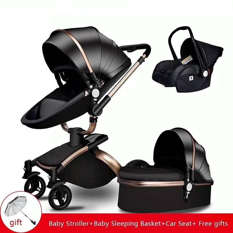 HOTMOM Luxury Baby Stroller Combo Travel System With Bassinet – Avionnti